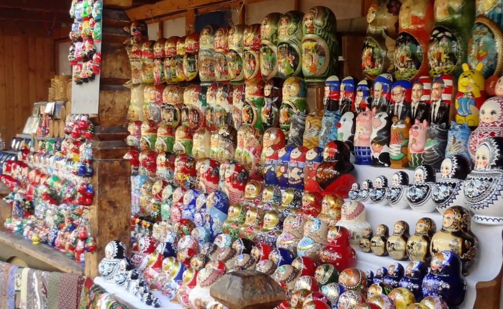 Russian dolls in Moscow