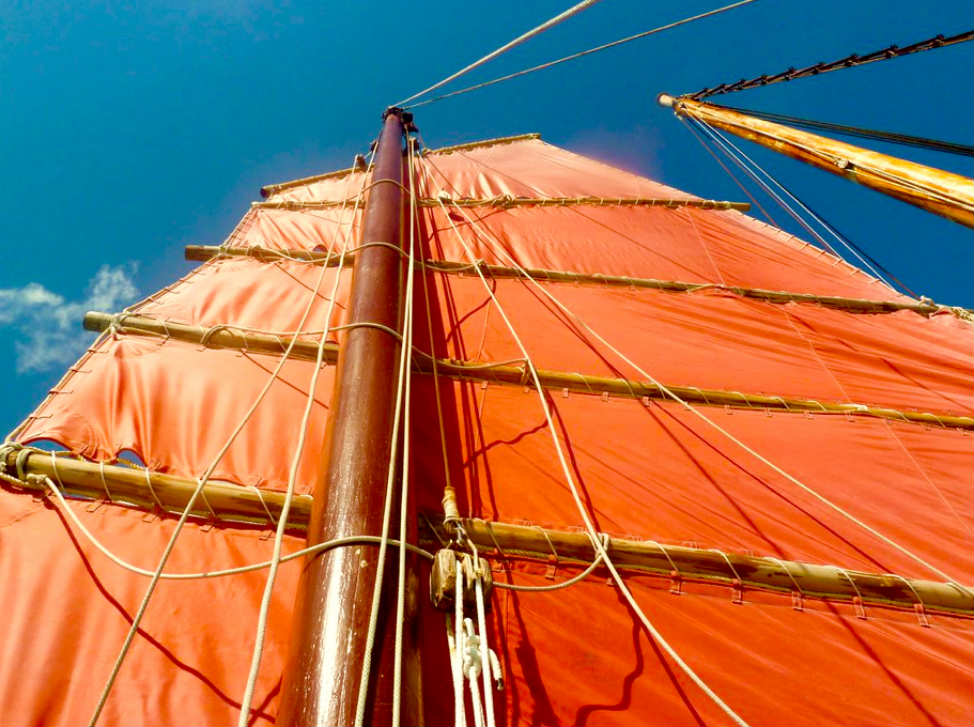 June Bahtra Boat Tour Raise the Sails