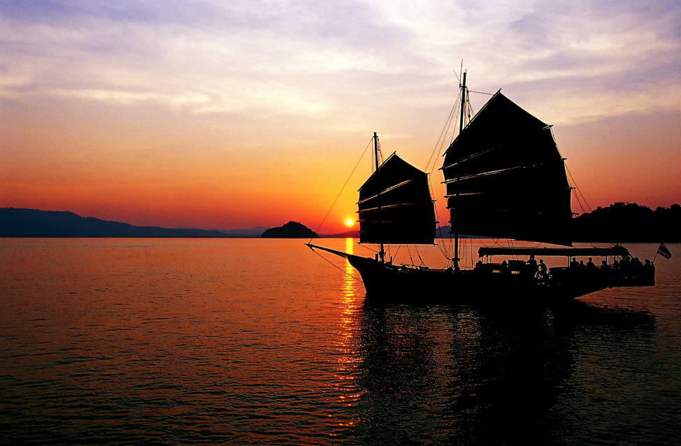 June Bahtra Boat Tour - at Sunset