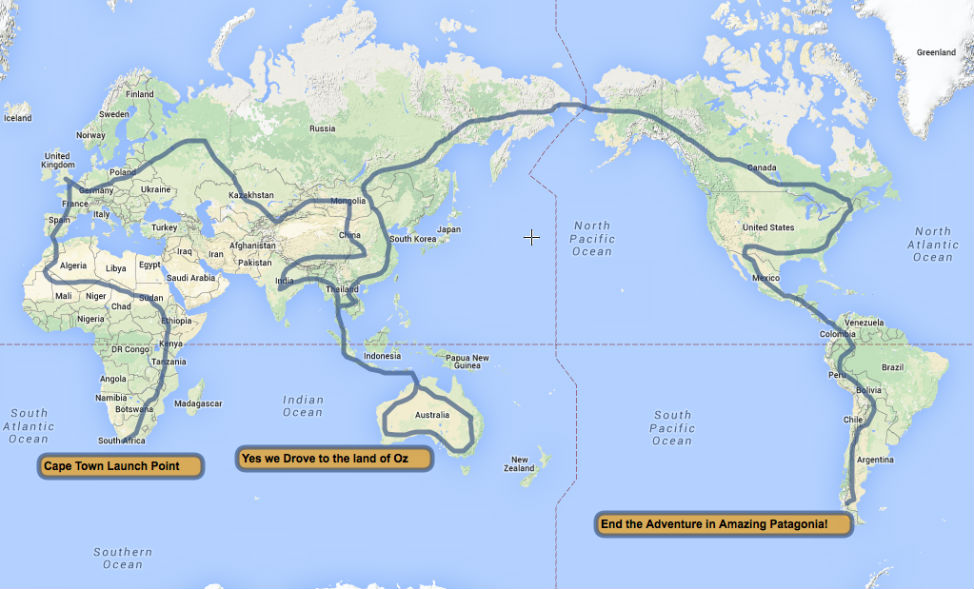 World's Longest most Epic Road Trip