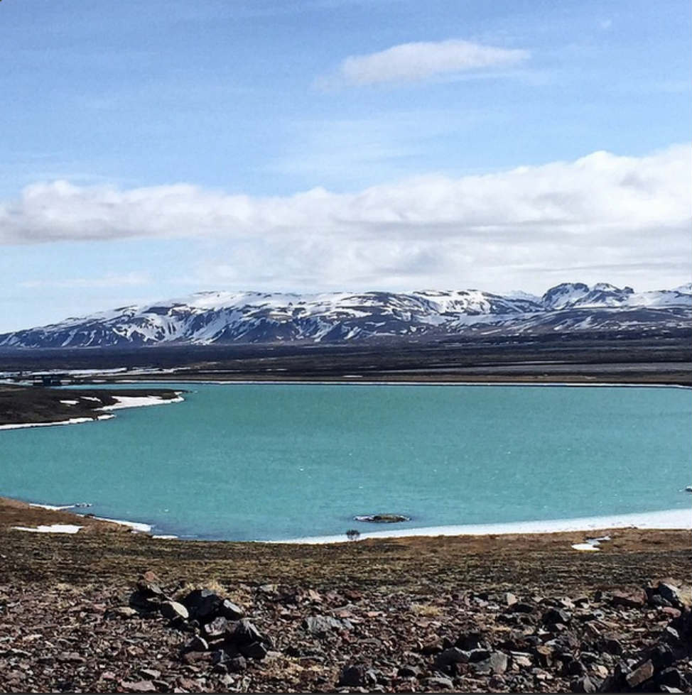 Photos in Iceland - Glacial Lake in Icelands Interior