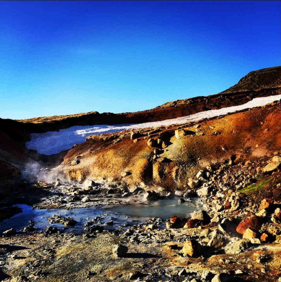 Photos in Iceland - Hot Springs area in the Reykjanes Peninsula