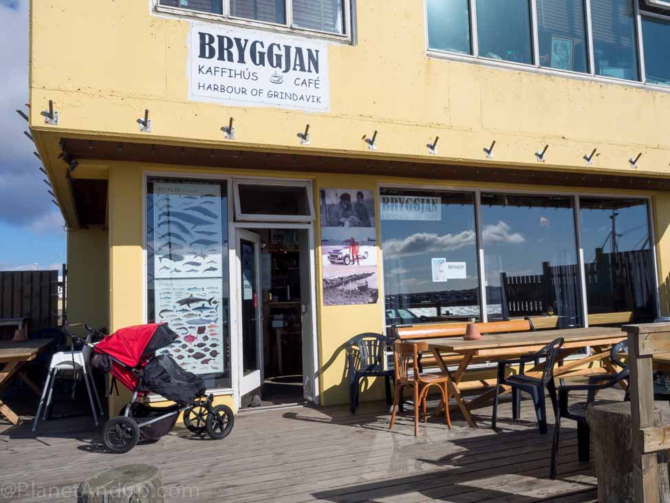 Exploring Reykjanes Peninsula - Grindavik - Bryggjan Cafe