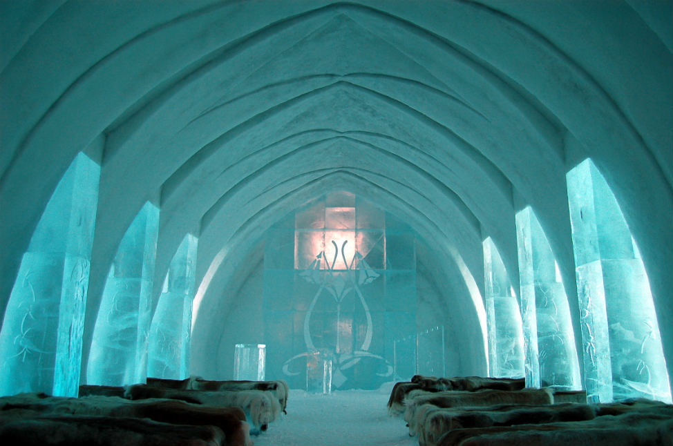 Most Unique Places to Stay Ice Hotel